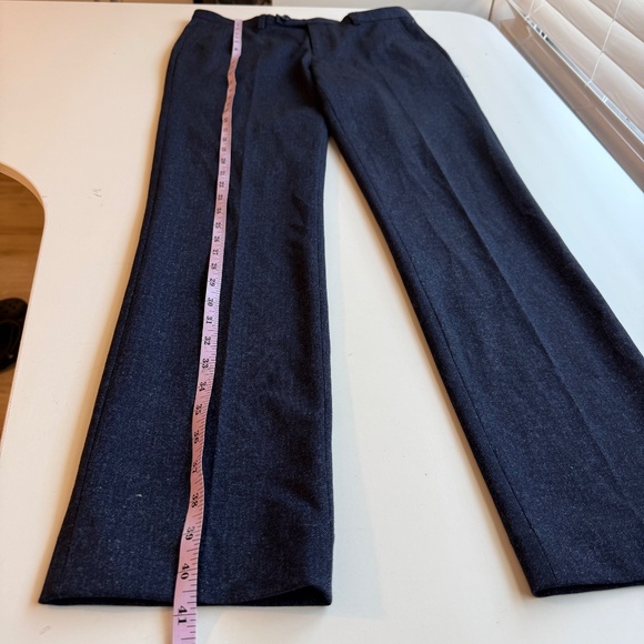 Paisley and Grey Mens Slim Fit Downing Blue Speckle Suit Pants - Picture 12 of 13